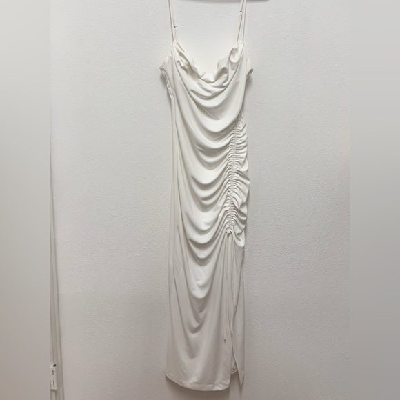 Zara Dresses & Skirts - Size Medium long white dress from Zara | Zara Maxi Dress |